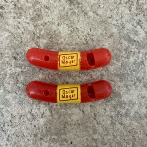 Vintage Oscar Mayer Weiner Whistles Lot of 2